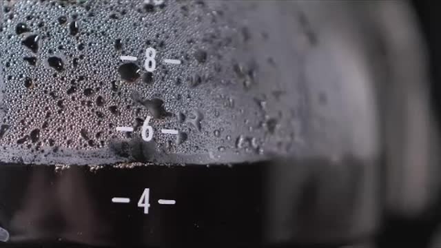 Video sequence of the coffee preparation process