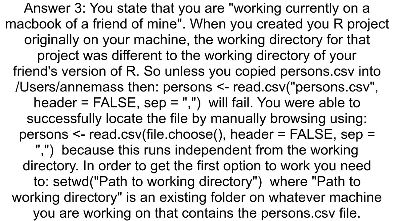 Read csv data into R readcsv