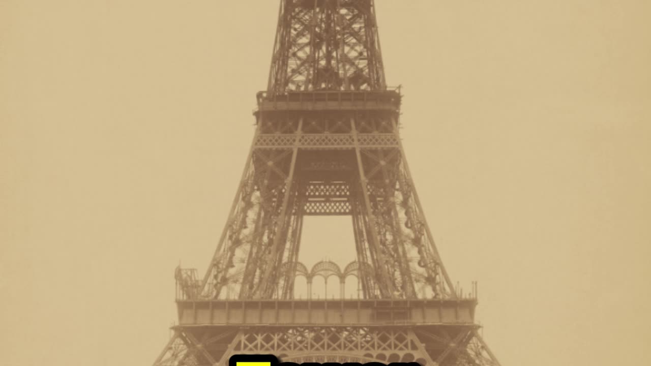 Iconic Moments: Daguerre's Photo, Roosevelt's Jump, and Eiffel Tower Construction #Shorts
