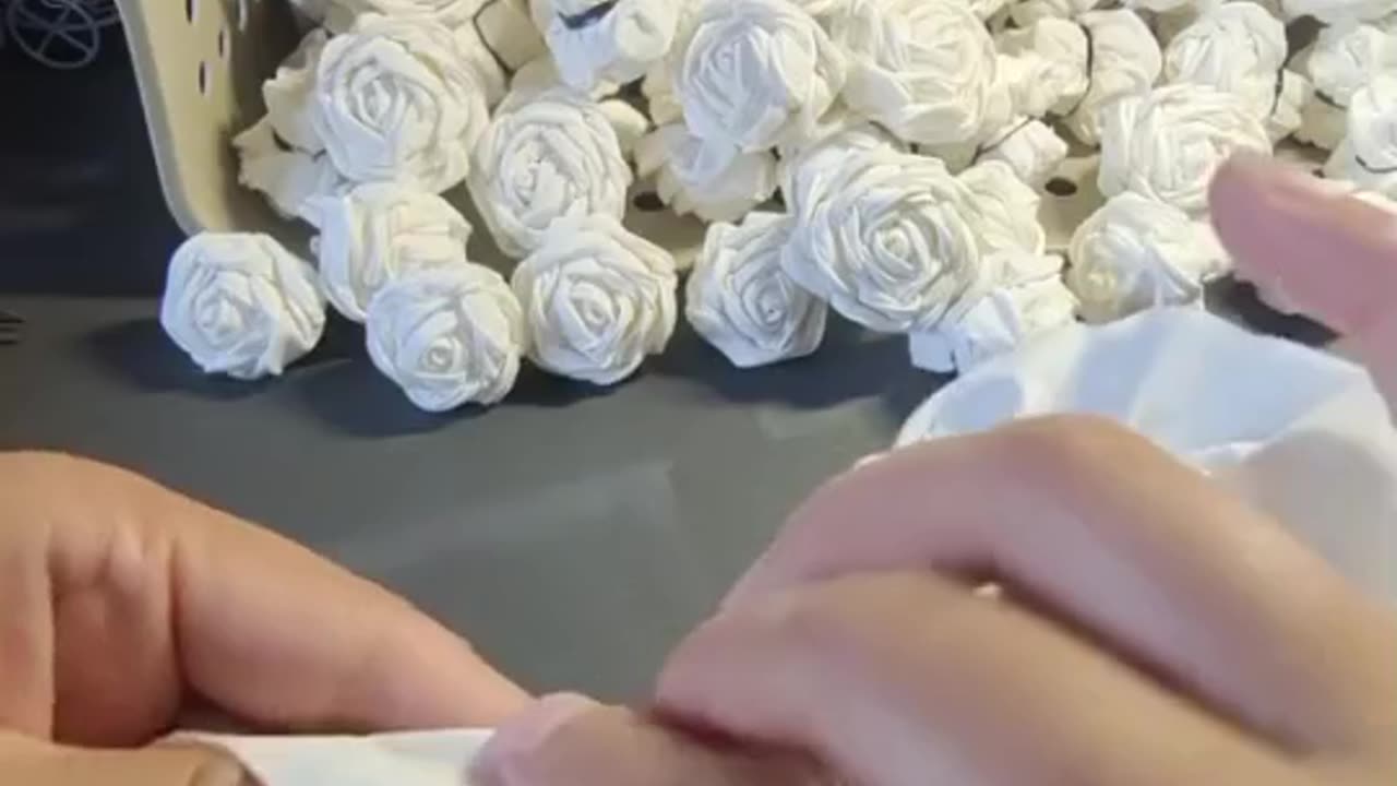 making flower