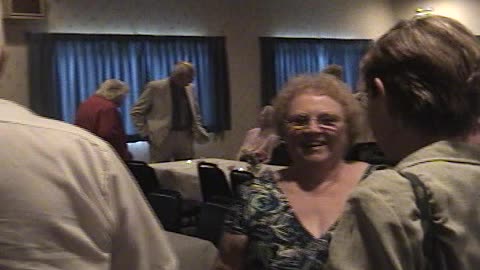 John and Eleanor Collier's 50th Anniversary -Setting Up - 2008