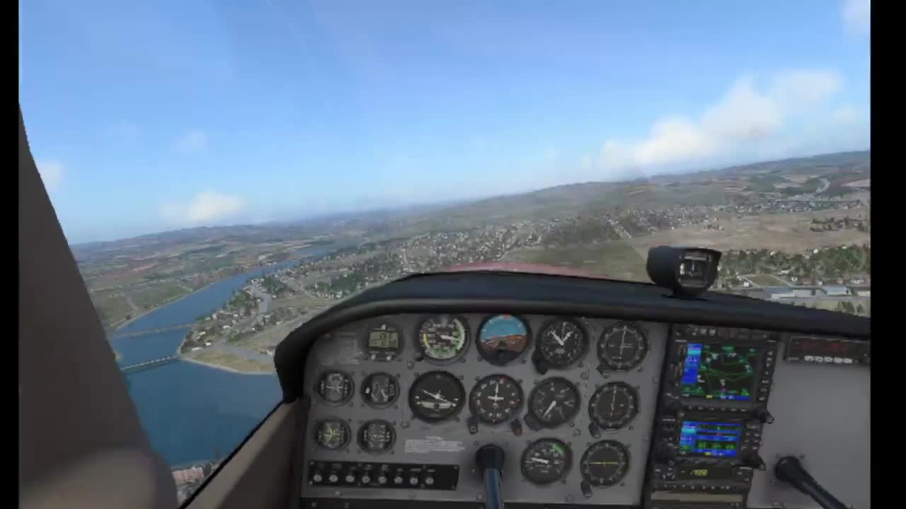 X-plane 12 in VR.
