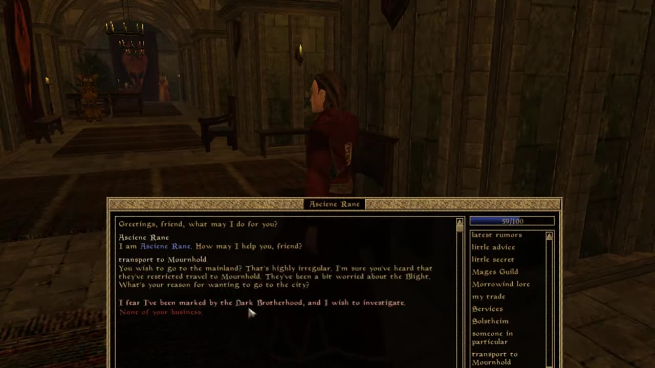 How to get to Mournhold in Elder Scrolls Morrowind