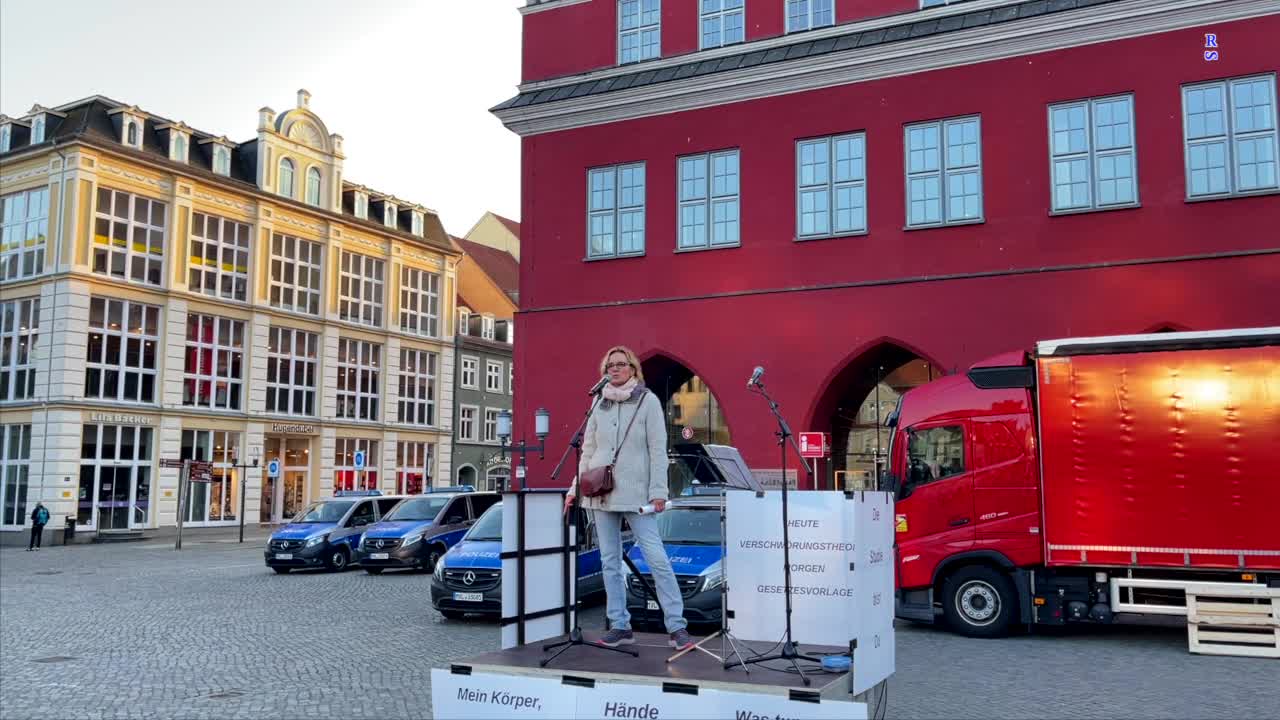 Greifswald: Redebeitrag von Ina am 25-04-2022