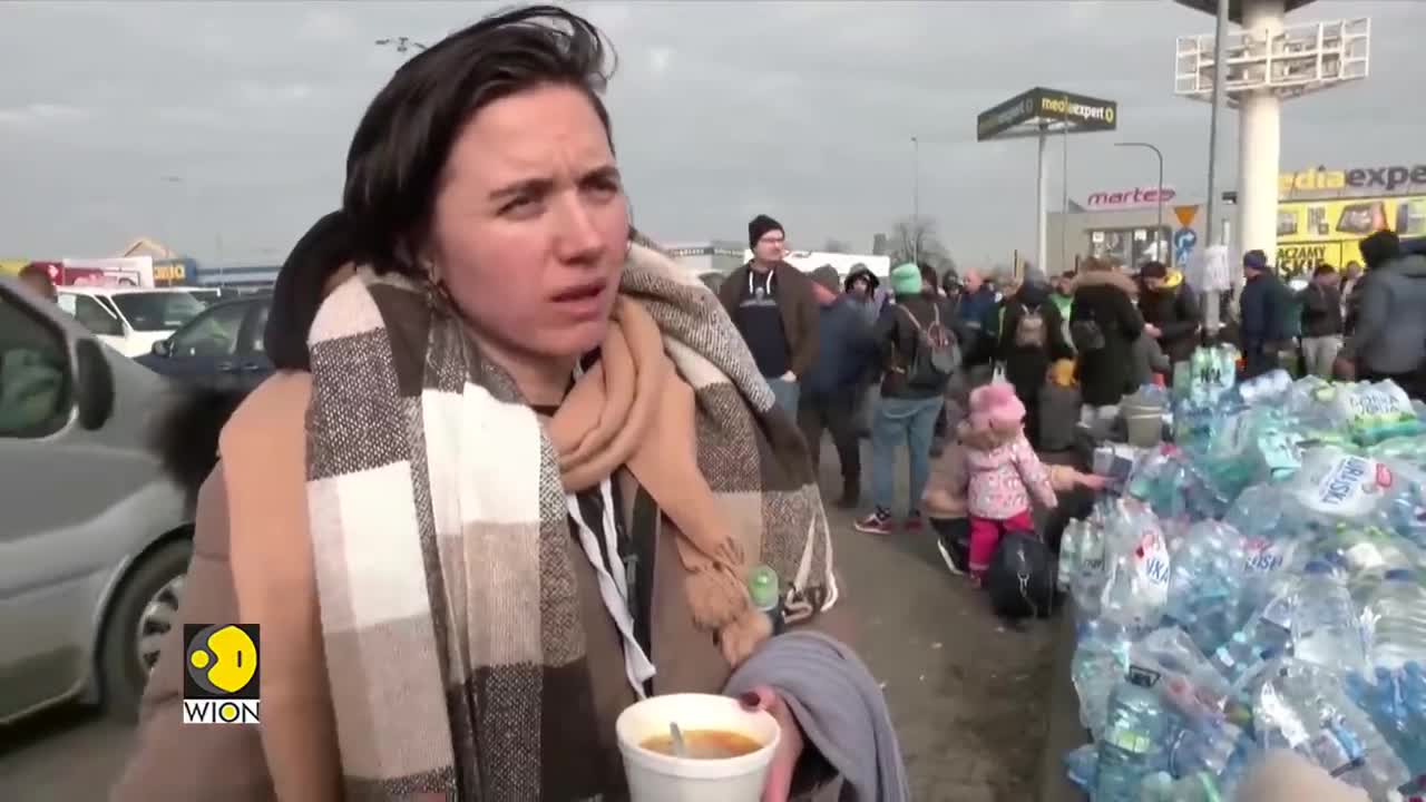 Thousands flee the country as Russian invasion of Ukraine continues