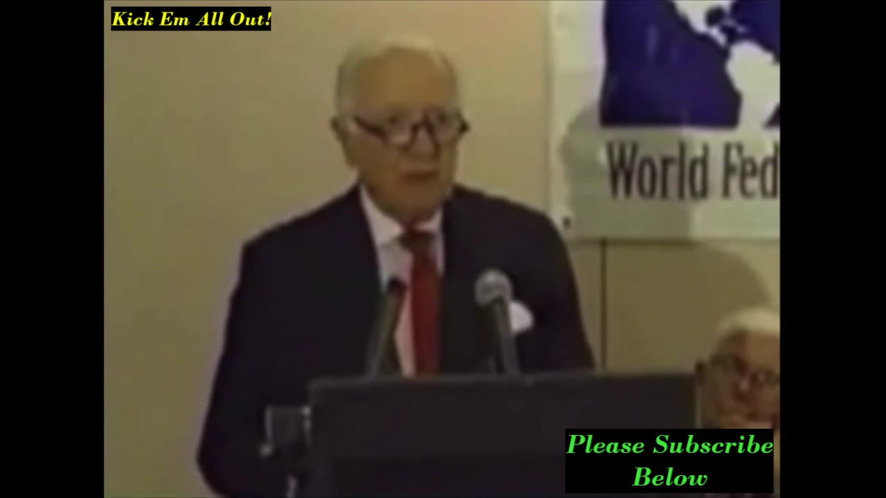 The "Real" Walter Cronkite - "We Must Have a New World Order"!