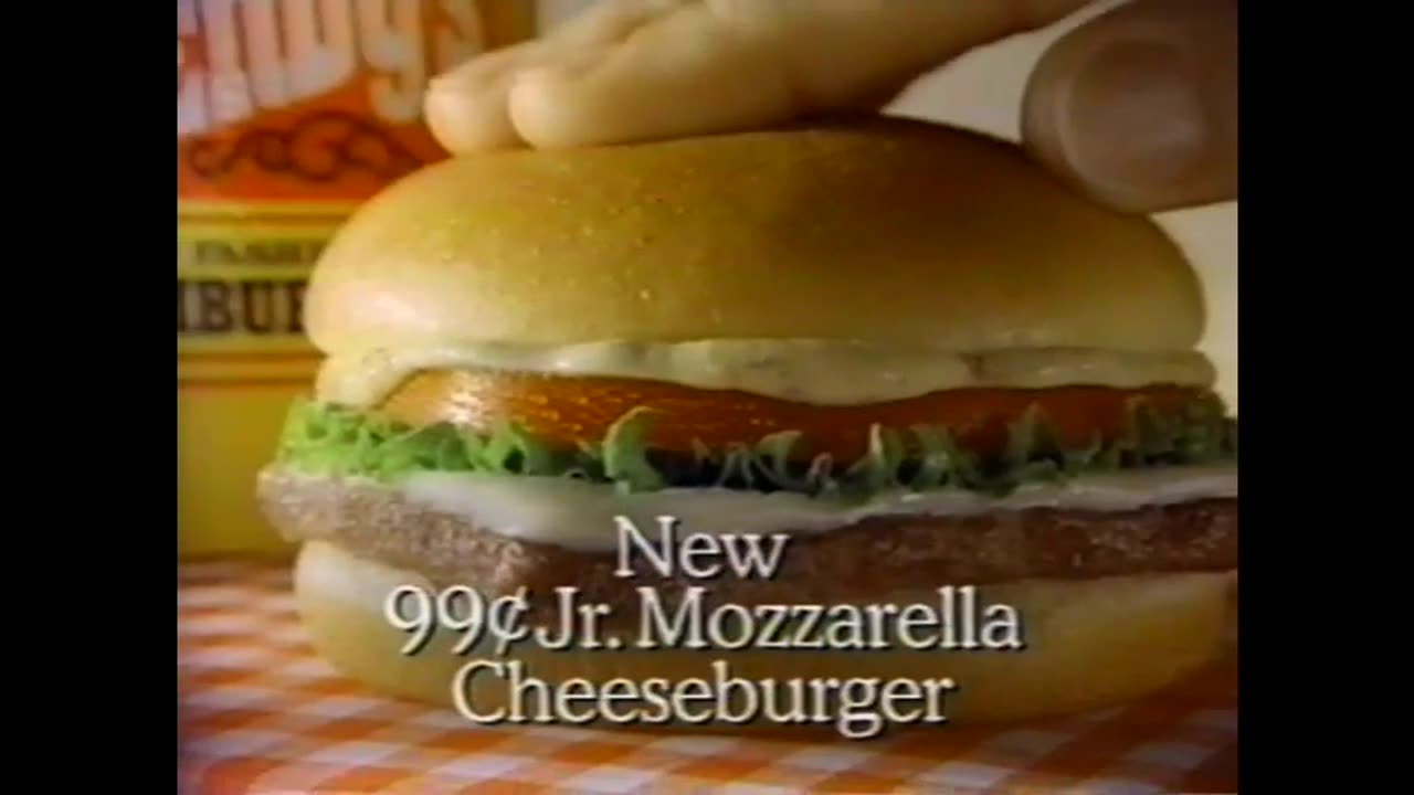 September 25, 1992 - Wendy's New Jr. Mozzarella Cheeseburger