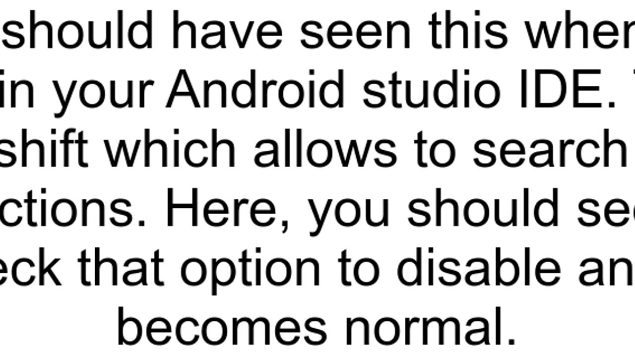 Cursor in android studio for Mac is rectangle area