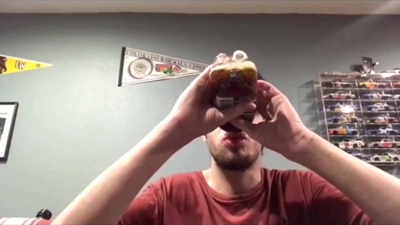 Root beer chug