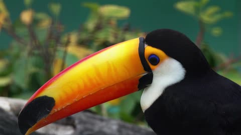 exotic toco toucan bird