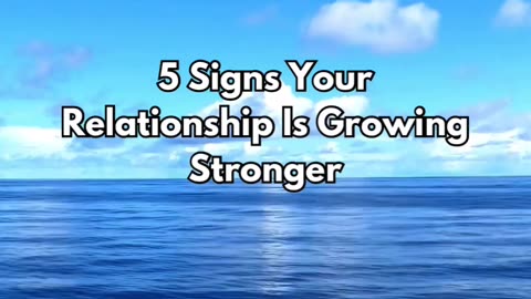 Relationship growth