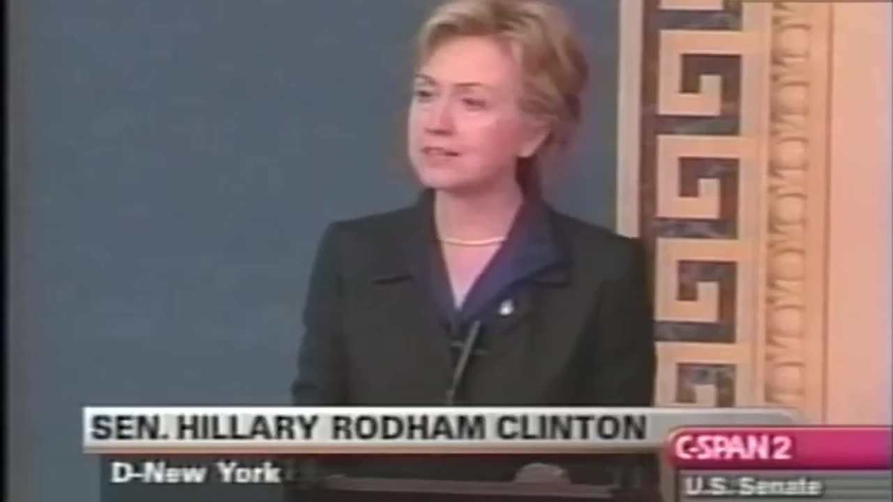 Hillary Clinton's Iraq War speech 21 years ago