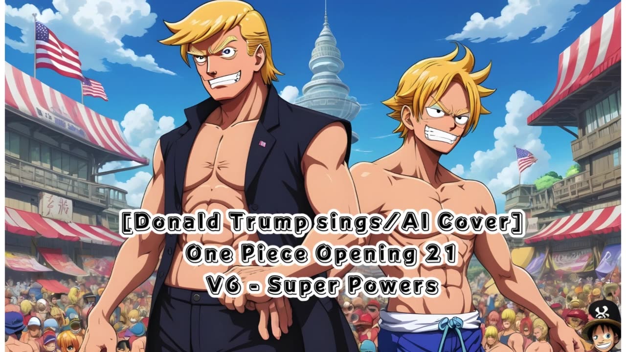 [Donald Trump sings/AI Cover] One Piece Opening 21 | V6 - Super Powers
