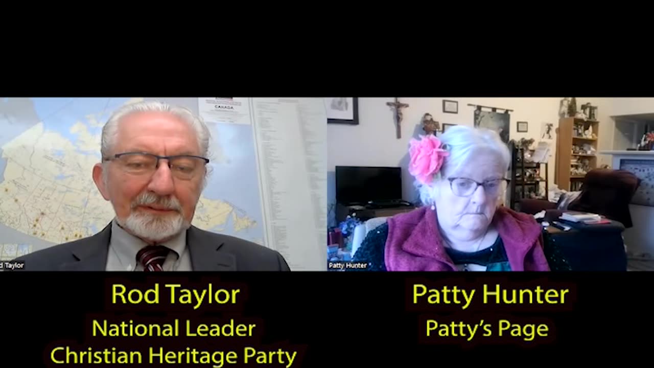 Patty's Page - Guest: Rod Taylor, Christian Heritage Party of Canada