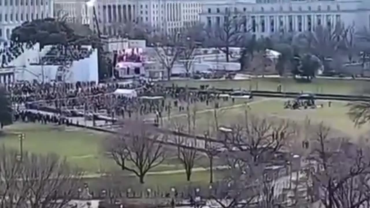 A video I've never seen. Biden's Innaguration Day. Nobody's there.