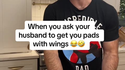 Pads with wings 🤣
