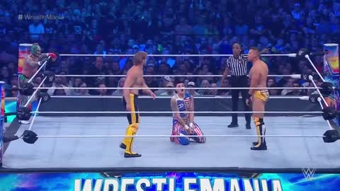 FULL MATCH — Rey Mysterio & Dominik Mysterio vs. Logan Paul & The Miz: WrestleMania 38