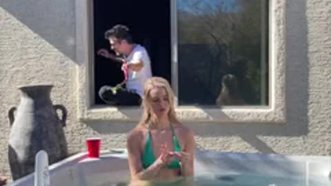 When he gets CAUGHT!