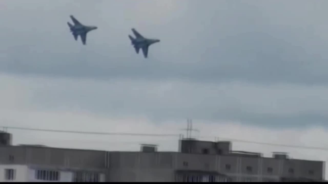 Ukrainian Su-27 Over Vinnytsia