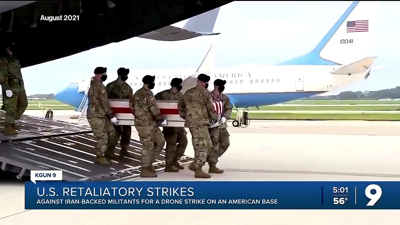 U.S. launches retaliatory strikes