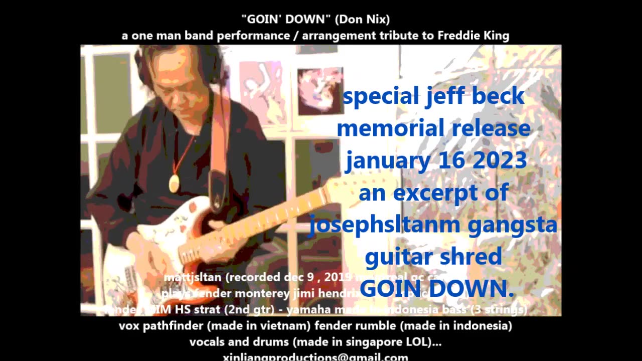 Don Nix I'M GOIN' DOWN the freddie King hit