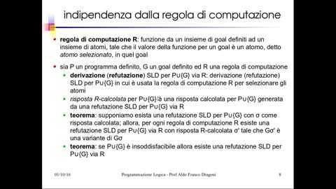 IA07: Logica del 1° Ordine: Risoluzione SLD