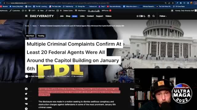 DOJ Protective Order BANS Lawyers from Asking About FBI Agents Involved in January 6th