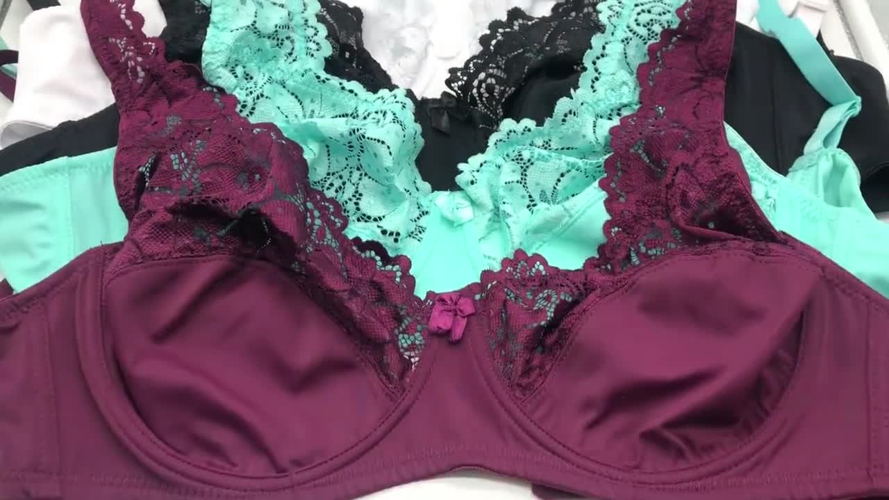 Sexy Lingerie Perspective Brassiere Floral Lace Bras