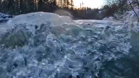 Beautiful lake scene