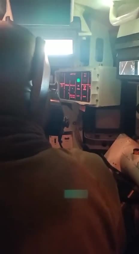 Our soldiers inside the French AMX-10RC