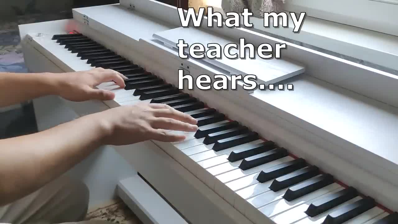 "O que eu ouço" vs "O Que meu professor ouve"