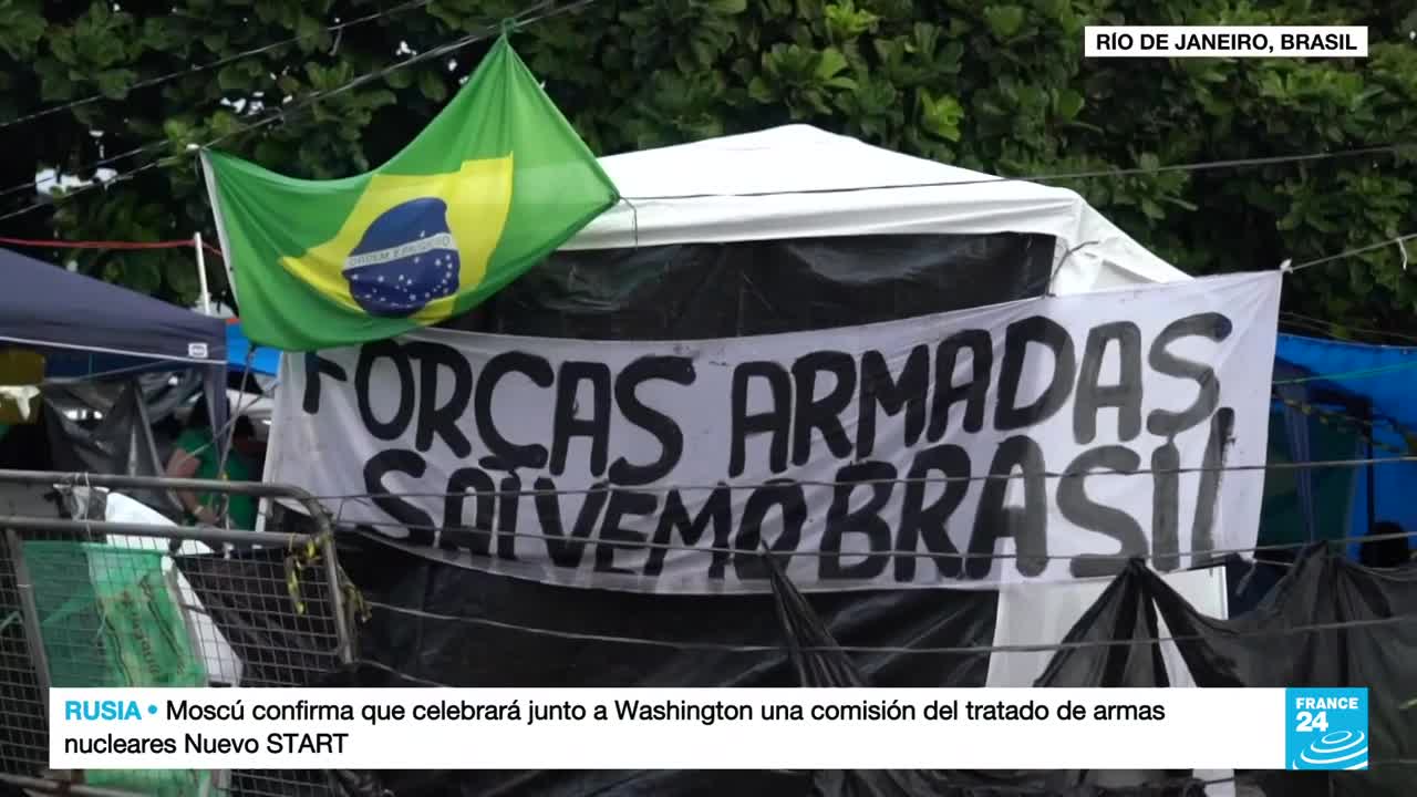 Informe desde Río: persisten en Brasil las protestas de los simpatizantes de Bolsonaro