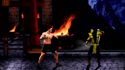 Mortal Kombat Trilogy Remake, Johnny cage MK 1 Teste moves