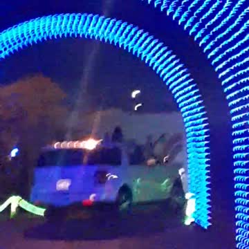 Stadium Christmas lights