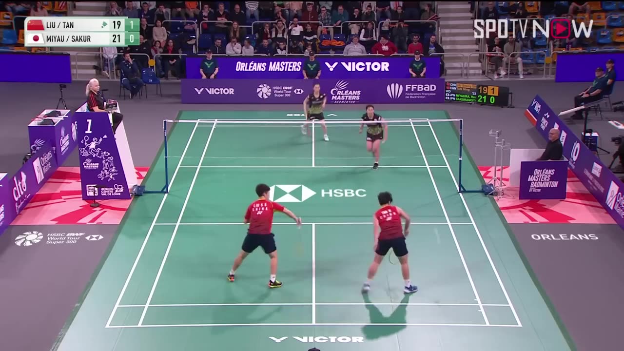 highlights - MIYAU / SAKUR vs LIU / TAN - Orleans masters 2023