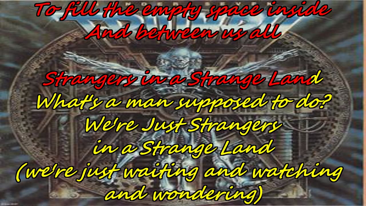 Triumph - Stranger in a Strange Land {karaoke tells no lies to...}