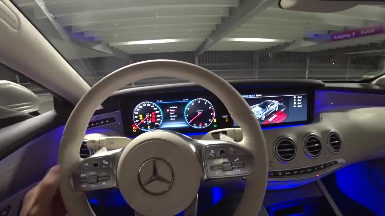 2019 Mercedes Benz S 560 Coupé (469PS) NIGHT POV DRIVE Onboard (60FPS)