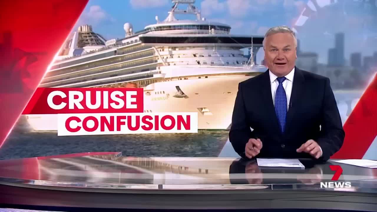 COVID confusion as an infected cruise ship prepares to dock in Melbourne _ 7NEWS