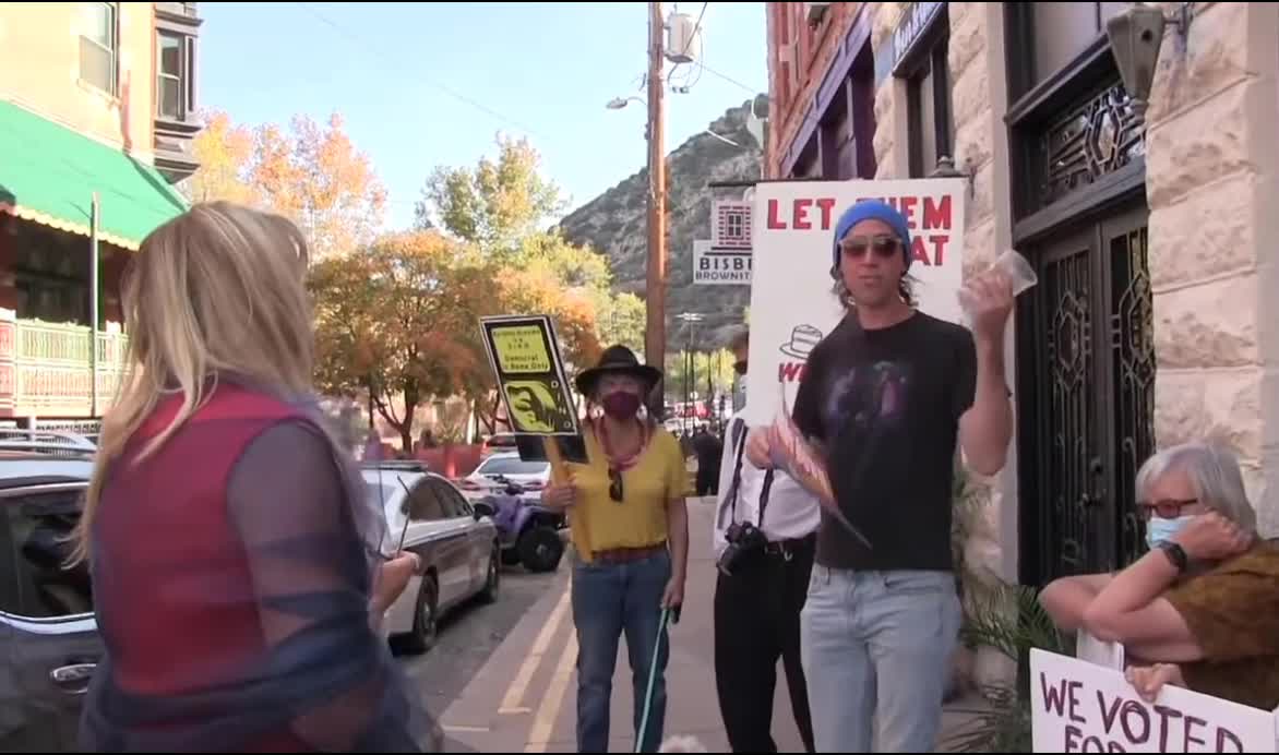 Leftist Wackos Crash a Wedding to Protest Sen. Sinema - Too Funny