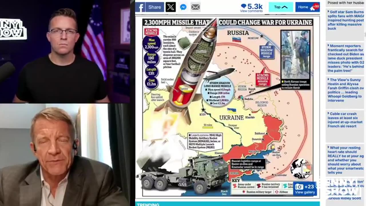 mercenary company founder calls out authorization to use U.S long-range missiles on Russia