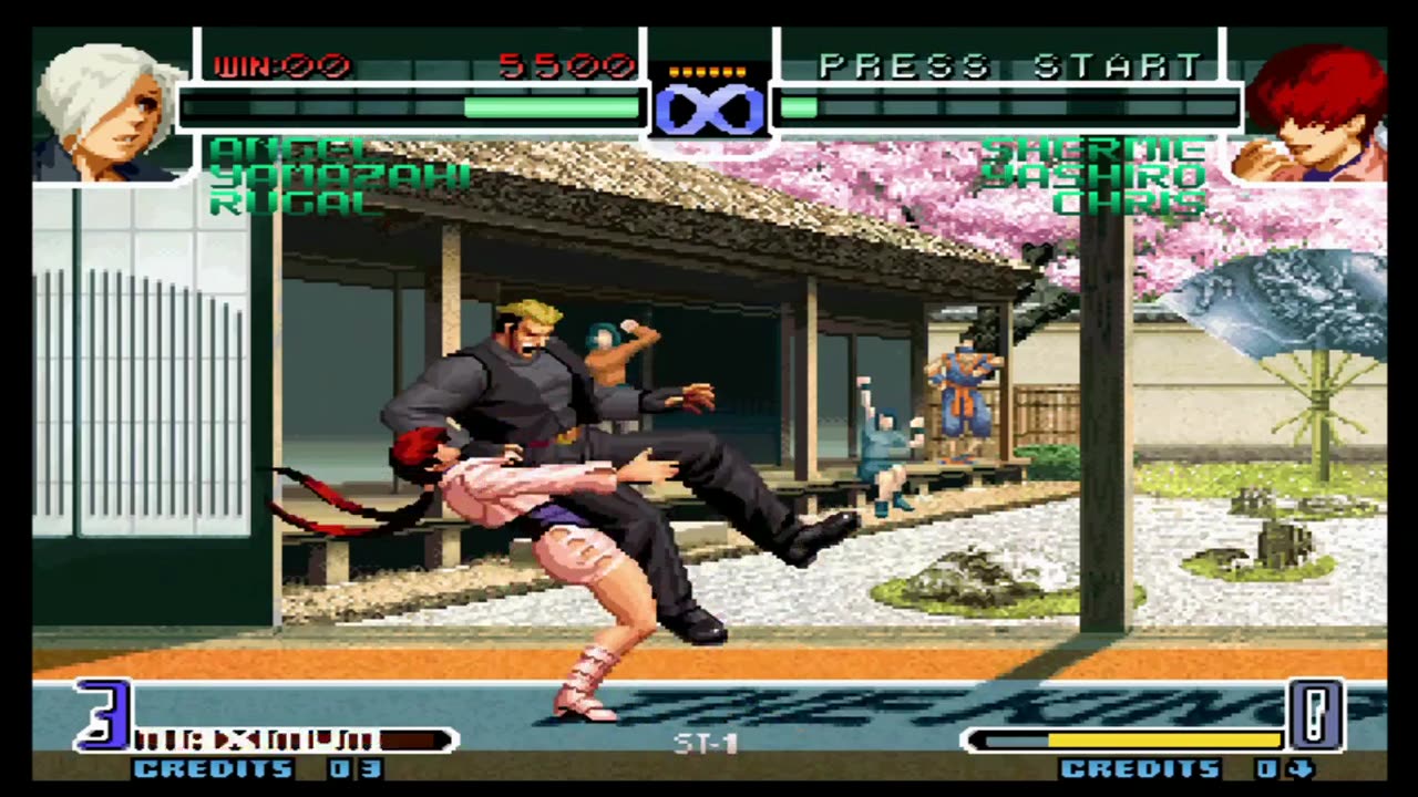 king of fighter over powered old is gold games