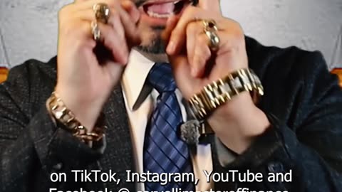 Business hand gestures! This one means "You, listen to me"