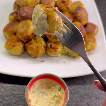 Сочные куриные шарики 🤤