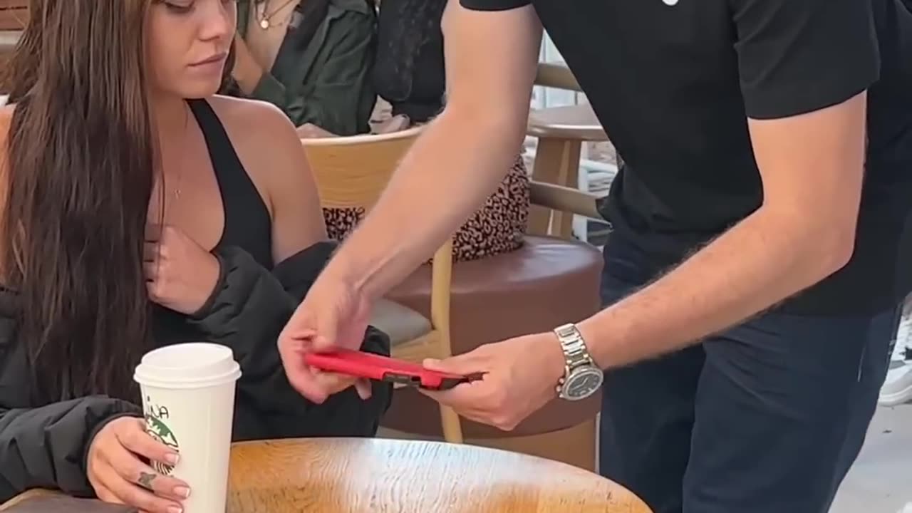 How he made her Phone disappear