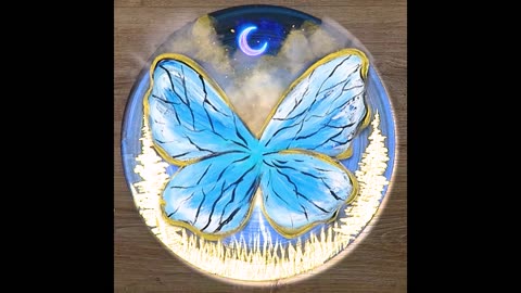 How to paint abstract butterfly ..EAsy paint