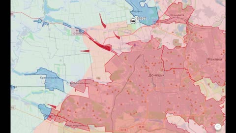 The Russian army advances on Avdiivka and Maryinka near Donetsk