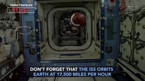 Zero Gravity Hail Mary: Mind-Blowing Pass in Ultra HD (UHD) by NASA