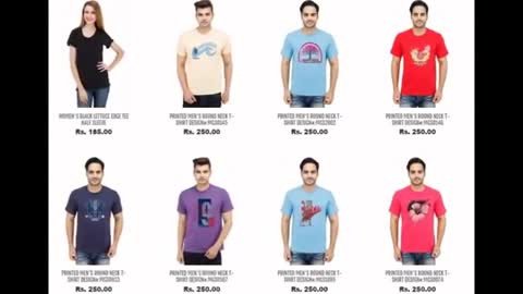 Pink Colour Graphic t Shirts