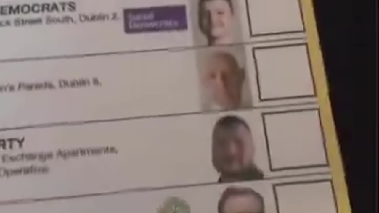 Election🚨 Man in Dublin 8, showing there is no ID checks at the polling station