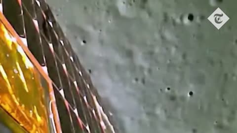 Indian space mission unloads lunar rover on the Moon